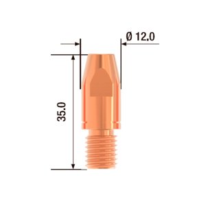 FUBAG    Контактный наконечник M10х35 мм CuCrZr D=1.6 мм (10 шт) блистер в Чебоксарах фото