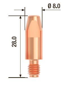 FUBAG Контактный наконечник M6 X 28мм ECU1.2мм/.045 дюйма (10 шт.) в Чебоксарах фото