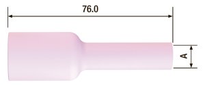 FUBAG Сопло керамическое для газовой линзы №5L ф8 FB TIG 17-18-26 (2 шт.) в Чебоксарах фото