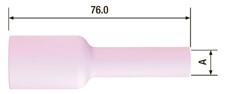 FUBAG Сопло керамическое для газовой линзы №7L ф11 FB TIG 17-18-26 (2 шт.) в Чебоксарах фото