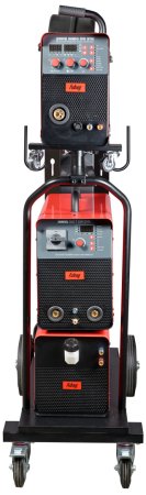 Сварочный полуавтомат INMIG 500T DW SYN + Подающий механизм DRIVE INMIG DW SYN + Шланг-пакет 5 м + Горелка FB 500 3 м + Блок жидкостного охлаждения + Тележка в Чебоксарах фото