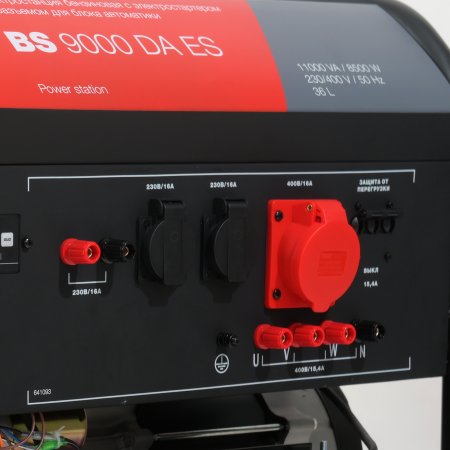 Бензиновый генератор FUBAG BS 9000 DA ES (трехфазный) с электростартером и коннектором автоматики в Чебоксарах фото