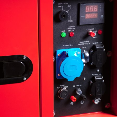 FUBAG Дизельный генератор с электростартером и коннектором автоматики DS 6500 AC ES (кожух) в Чебоксарах фото