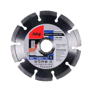 Алмазный отрезной диск FUBAG Universal Pro диам. 125/22.2 в Чебоксарах фото