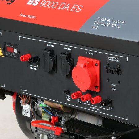 Бензиновый генератор FUBAG BS 9000 DA ES (трехфазный) с электростартером и коннектором автоматики в Чебоксарах фото
