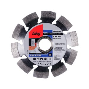 Алмазный отрезной диск FUBAG Universal Extra D125 мм/ 22.2 мм в Чебоксарах фото