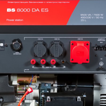 Бензиновый генератор FUBAG BS 8000 DA ES (трехфазный) с электростартером и коннектором автоматики в Чебоксарах фото