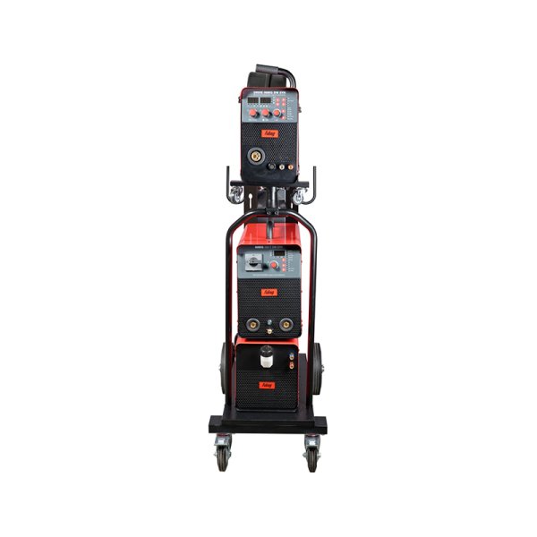 Полуавтомат сварочный FUBAG INMIG 500T DW SYN + подающий механизм DRIVE INMIG DW SYN + шланг-пакет 5 метров 70 мм2 14 pol с жидкостным охлаждением для INMIG 500T DW SYN + горелка FB 500 3m + блок жидкостного охлаждения Cool 70 + тележка для аппаратов в Чебоксарах фото