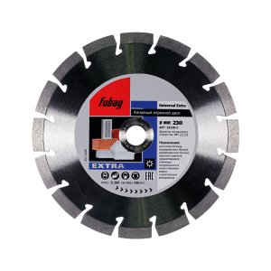 Алмазный отрезной диск FUBAG Universal Extra_ диам. 230/22.2 в Чебоксарах фото