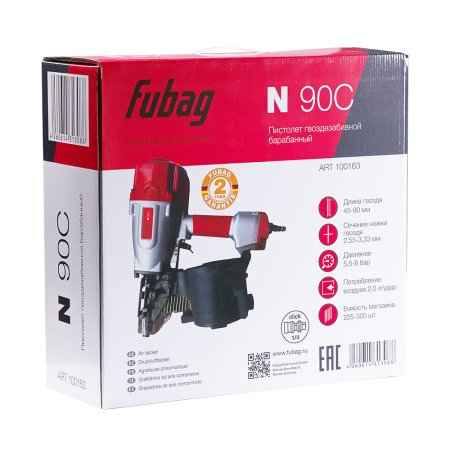 FUBAG Пистолет гвоздезабивной барабанный N90C в Чебоксарах фото