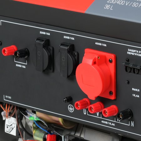 Бензиновый генератор FUBAG BS 9000 DA ES (трехфазный) с электростартером и коннектором автоматики в Чебоксарах фото