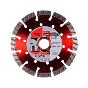 Алмазный отрезной диск FUBAG Stein Pro D150 мм/ 22.2 мм по камню в Чебоксарах фото