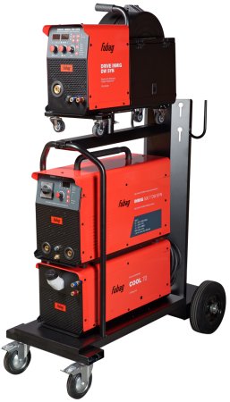 Сварочный полуавтомат INMIG 500T DW SYN + Подающий механизм DRIVE INMIG DW SYN + Шланг-пакет 5 м + Горелка FB 500 3 м + Блок жидкостного охлаждения + Тележка в Чебоксарах фото