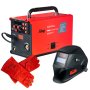 FUBAG Сварочный полуавтомат IRMIG 208 SYN PLUS (31447) + Маска сварщика Хамелеон IR 9-13N S (38072) + Сварочные краги на подкладке красные FWGN 10R (641180) в Чебоксарах фото