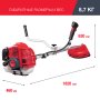 FUBAG Бензиновый триммер FPT 52 + Триммерная леска сечение витой квадрат L 130 м * 2.4 мм в ПОДАРОК в Чебоксарах фото