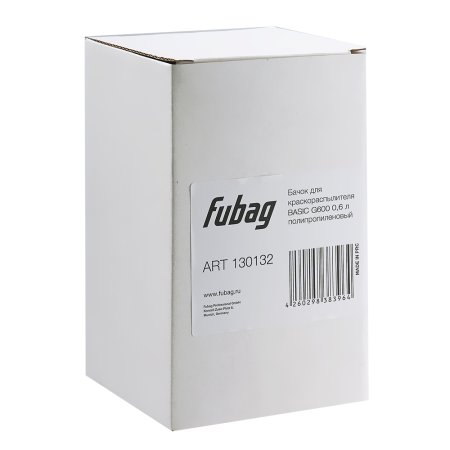 FUBAG Бачок для краскораспылителя BASIC G600, 0.6л полипропиленовый в Чебоксарах фото