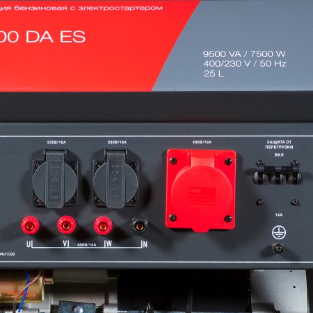 Бензиновый генератор FUBAG BS 8000 DA ES (трехфазный) с электростартером и коннектором автоматики в Чебоксарах фото