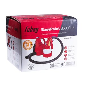 FUBAG Электрический краскораспылитель EasyPaint S500/1.8 с верхним бачком в Чебоксарах фото